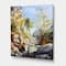 Designart - Marble Path In Autumn - Traditional Canvas Wall Art Print